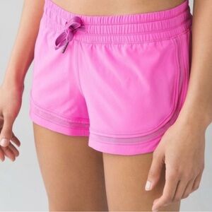 Women's make a move pink lululemon shorts
